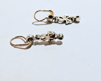 art deco diamantové náušnice ✨✨✨ - 8