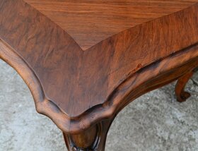 Rozťahovací stôl z orechového dreva - 8