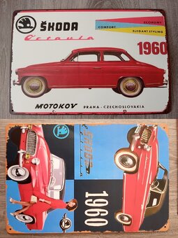 Škoda 130RS/LR, Octavia,Felicia,110R,Garde,retro tabuľky - 8