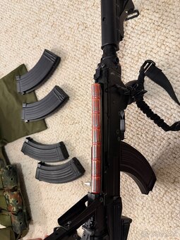 CYMA AK-74C (AK-47) Tactical (CM.039C) + Taška + 5x Zásobník - 8