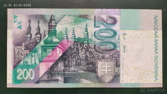 Bankovky 200 Sk s. E 1995, 1999 a 2002 - 8