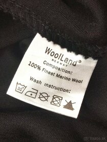WOOLAND - Merino elegantné šaty veľkosť M/L - 8