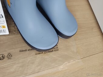 Bledomodré gumáky 25 - nové - 8