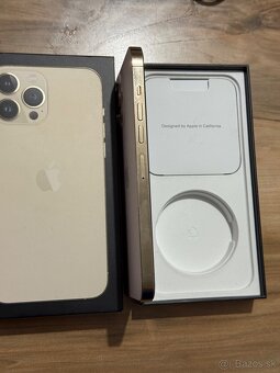 Predám Apple iPhone 13 PRO MAX 256GB Gold Stav Nového - 8