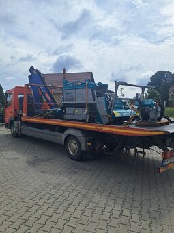 Odtahova sluzba,prevoz strojov a techniky, hydraulicka ruka. - 8