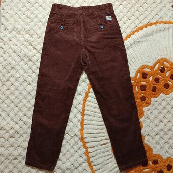 Carhartt hnedé menčestrové nohavice workwear W30 L27 - 8