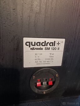 Quadral Allsonic SM 120 II, trojpásmové reprosústavy - 8