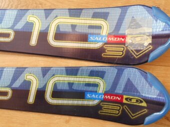 Lyže Salomon s viazaním Made in France 160cm R11,7 - 8