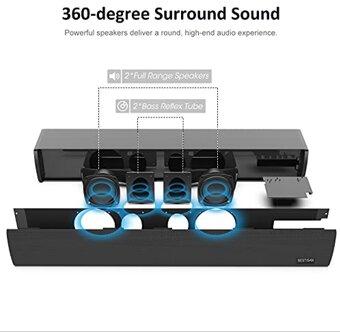 Nový Soundbar bluetooth 100Watts - 8