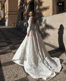 Luxusné svadobné šaty značky Katy Corso Haute Couture - 8