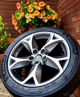 Alu R18 5x108 orig. CITROEN+TPMS+letné pneu - 8