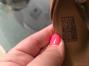 UGG original kožené damske sandálky veľkosť 39 - 8