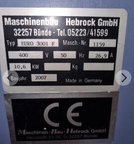 Olepovacka Hebrock 3001 predfrez - 8