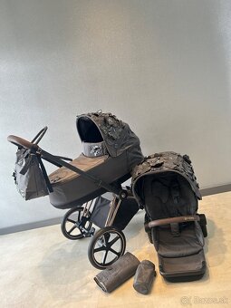 CYBex priam sim. Flowers Grey 2k - 8