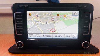 Rádio RNS 510 - VW / Škoda - RNS510 - DAB, LED, SSD - 8