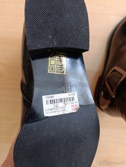 Kožené lakované čižmy - 8