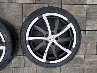 Hlinikove disky R17 Brock + čisto nove letne pneu 215/40 R17 - 8