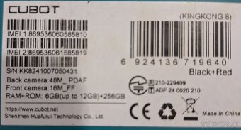 Cubot KingKong 8 6/256GB - 8