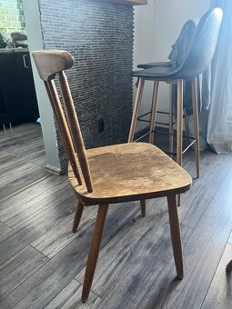 Drevené stoličky retro I nábytok - 8
