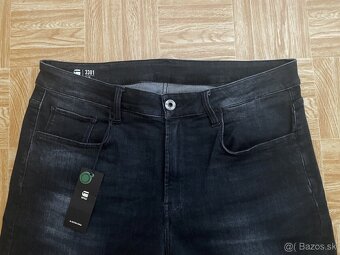 panske riflove sortky, kratasy G-STAR RAW 3301 velkost W35 - 8