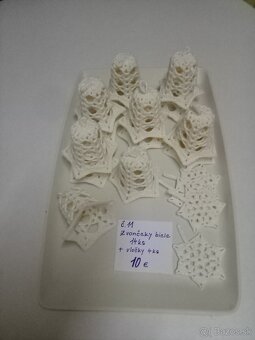 Háčkované vianočné ozdoby - 8