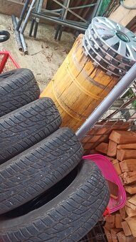 185/60 rR15,zimné pneumatiky komplet disky 5x100 6j ET38 - 8