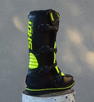 Predám mx sx čižmy SHOT žlté neo - 8