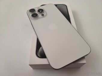 apple iphone 15 PRO MAX 256gb White Titanium / Batéria 100% - 8