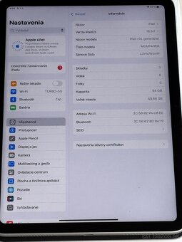 iPad 10. Gen 64 GB WiFi Strieborný - 8