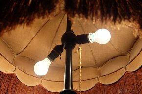 Secesná krásna podlahová lampa - 8