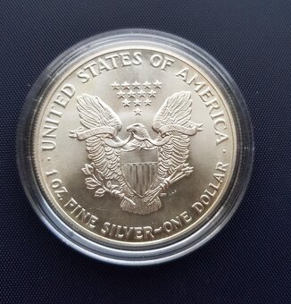 USA Silver Eagle 1986-2025 1oz investicne striebro - 8