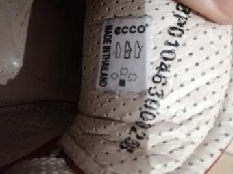 Červené kožené topánky Ecco veľkosť 38 - 8