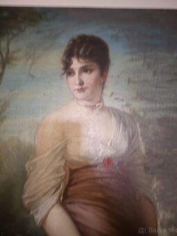 Obraz olejomaľba 19.storočie - 8