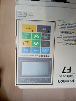 Frekvenčný menič Omron , 3fazovy, 7,5kw 400v - 8