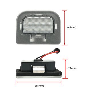 LED osvetlenie ŠPZ EČ Hyundai i30 SW / Kia Optima / Sportage - 8
