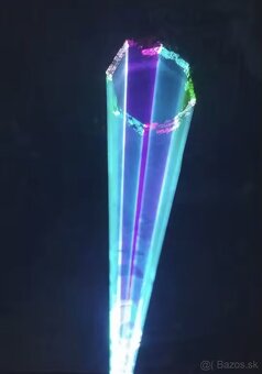 Laser RGB silný 5W - Bluetooth, plnofarebný - 8