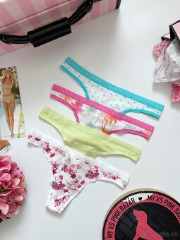 Victoria’s Secret PINK tanga nohavičky S - 8