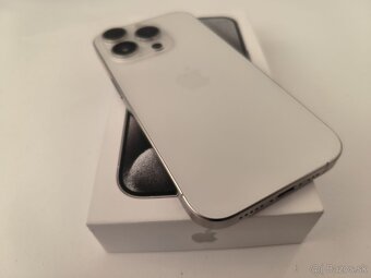 apple iphone 15 PRO 128gb White Titanium / Batéria 100% - 8
