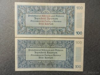 Bankovky protektorát 10 neperforované - 8