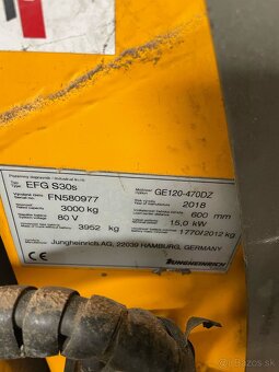 Vysokozdvižný vozík Jungheinrich EFG S30s 470DZ - 8