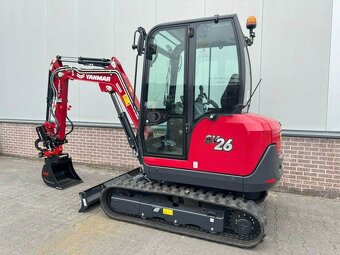 minibager Yanmar SV26 rýpadlo (3 ton) + tiltrotátor rototilt - 8
