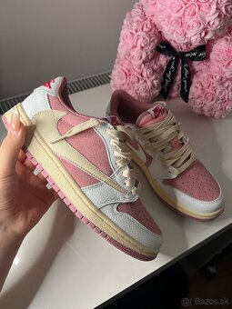 Travis Scott Air Jordan 1 Low Shy Pink,, - 8