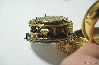 barokove vreckove hodinky spindlovky ca. 1700-1710 - 8