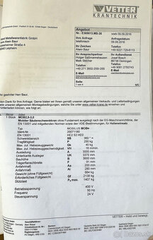 Jeřáb otočný VETTER s ABUS 250 kg - 8