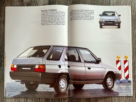 Dobový prospekt Škoda Favorit / Forman / Pick-Up ( 1992 ) - 8
