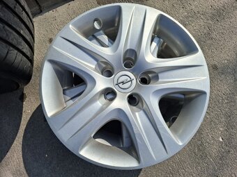 Plechové disky Opel R16 s Letnými pneumatikami 205/55 R16 - 8
