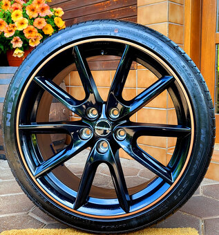 alu R19 5x112, ET44, letné pneu 245/35 Mercedes, Audi... - 8