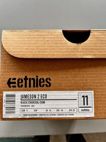 Tenisky Etnies Jameson 2 Eco (black/charcoal) - EUR 45 - 8