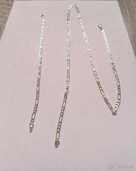 Strieborný set retiazka + náramok striebro 925 - 8