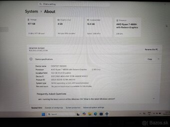 ASUS ROG G513 | Ryzen7, GTX1650, 16/512Gb - 8